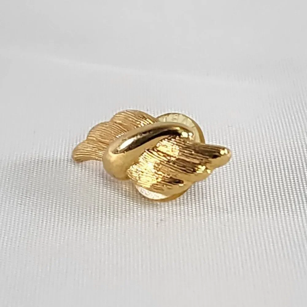 Napier Vintage Art Deco Style Broach Gold Tone Original Rare Pin‎ Classic 80s